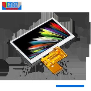 China RGB 24bit Custom LCD Display 4.3 Inch Color TFT Touch Screen 550cd wholesale