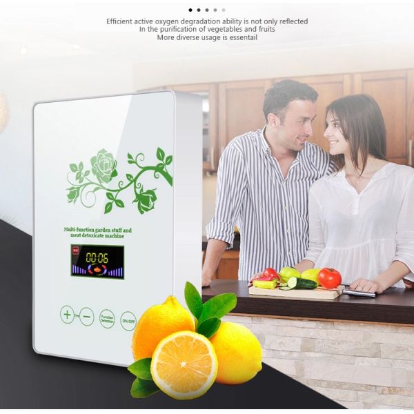 Homefish Glass Panel Portable Fruit Vegetable Sterilizing Intelligent Multifunction Machine 400mg/h Ozone Generator for Kitchen