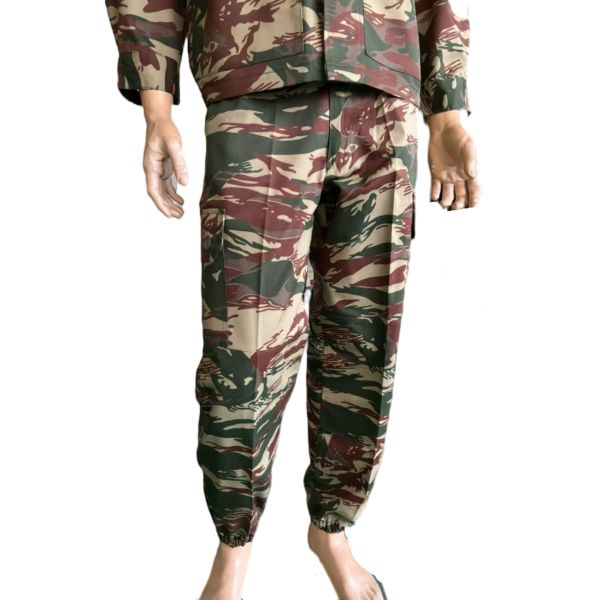 Ripstop / Twill Fabric French F2 Uniform In Lizard Camo French Military Uniform