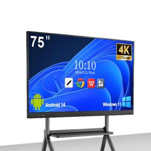 China 65 75 86 Inch Android 14 Whiteboard Interactive Smart Whiteboard Interactive Touch Panel wholesale