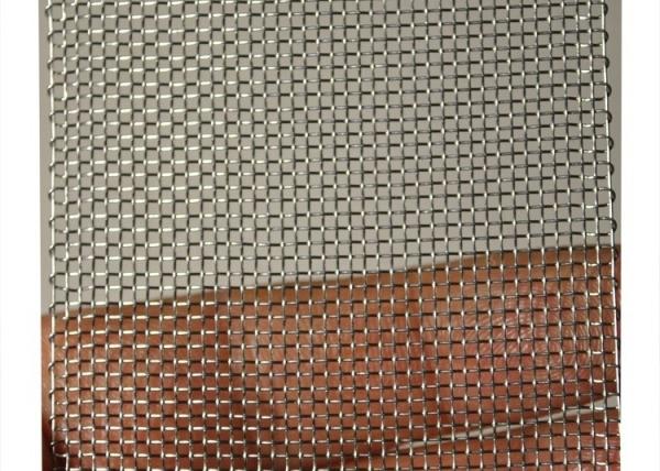 Quality SS 316 Woven Copper Wire Mesh Screen 2mm diameter Edge Wrapped for sale