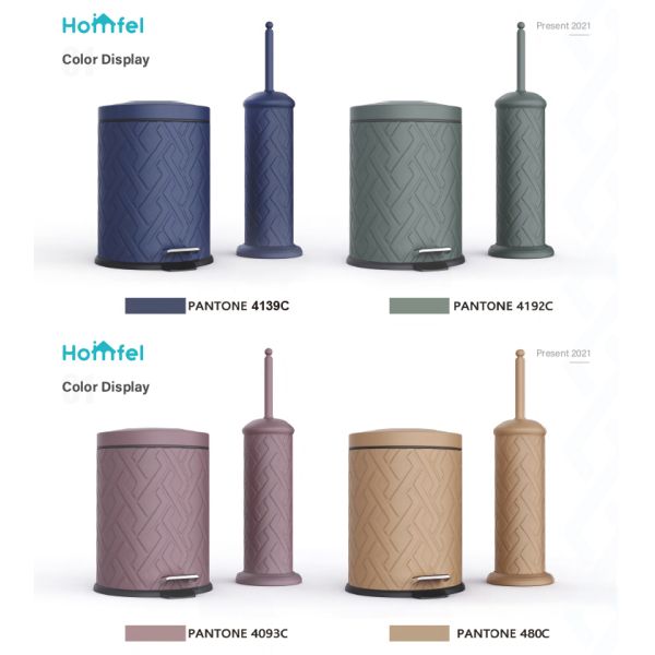 Convenient Rolling Cover Foot Pedal Bin Stainless Steel Trash Can for Neat and Organized Spaces