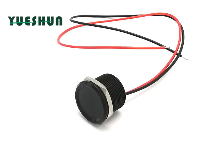 China Moistureproof Piezo Button Switch With Wires 22mm High Power Efficiency wholesale