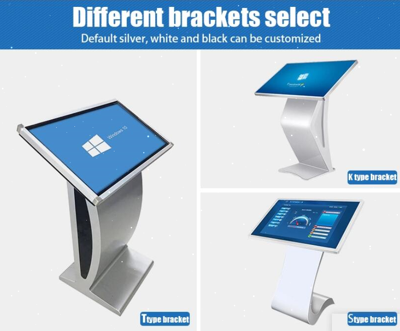 Interactive Touch LCD Display Floor Stand Digital Android Information Kiosk