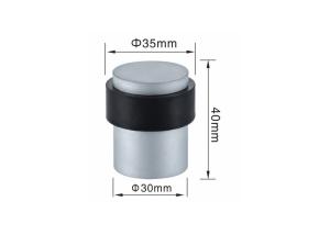China Aluminium Alloy Magnetic Door Catch , Solid Modern Door Stops Easily Pull Push on sale