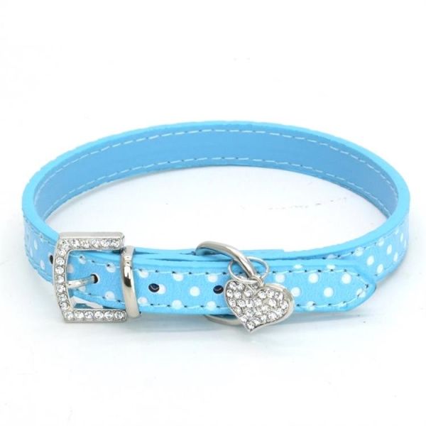 Fashion Dog Collars And Leashes Leather PU Material Customized Color 22g - 48g Weight