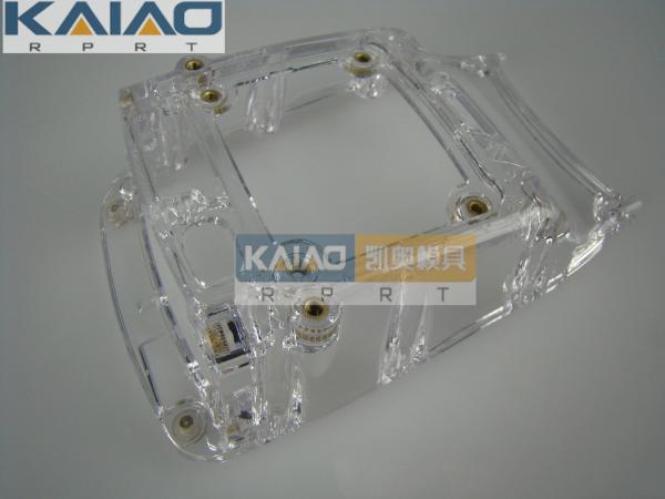 Quality Clear Lighting CNC Machining Rapid Prototyping Automotive Reflectors Use for sale