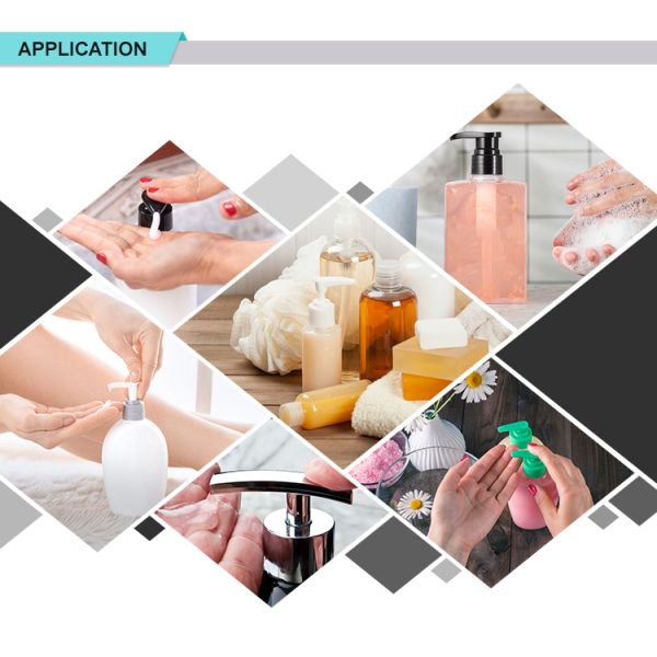 PET 33/410 Shampoo Bottle Hand Operate Plastic Screw Pump 4CC 3-4 Pressing 4.4g