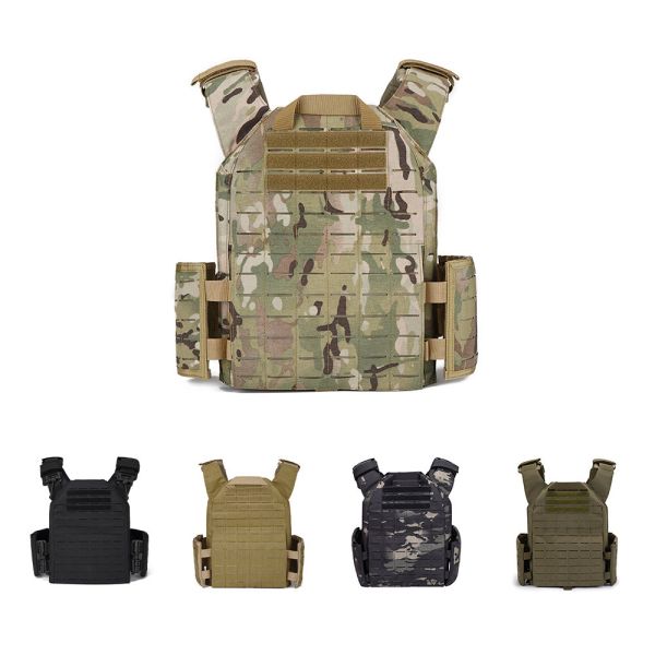 1000D Nylon Camouflage Tactical Vest Bulletproof For Law Enforcement Lightweight Security Vest