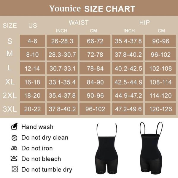 HEXIN Plus Size Body Shaper for Women with Zipper and Butt Lifter in Regular Size Type