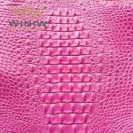 Flash Dance Purple Pink Crocodile Skin Leather Microfiber Leather Fabric