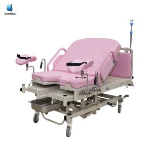 Manual Hospital Delivery Bed Baby Birth Recovery Hydraulic Controlled Height
