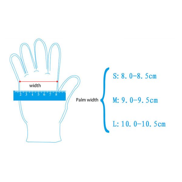 Non slip Permanent Makeup Operating Sterile Tattoo Accessories Disposable Latex Gloves