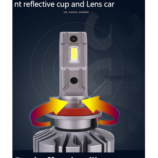 S5 LED Car Headlight Bulbs H11 H4 H7 9005 HB3 9006 HB4 H13 9004 9007 DRLs H1 880 H3 Fog Light