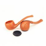 2018 New Promotional Gift Fancy Funny Unique Silicone Tobacco Pipe Shape Green