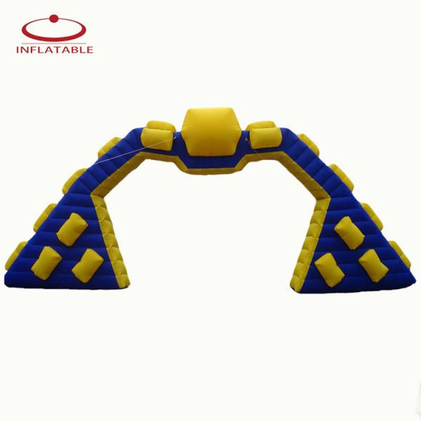 Cartoon Inflatable Finish Arch Customized Advertising For Sport Events
