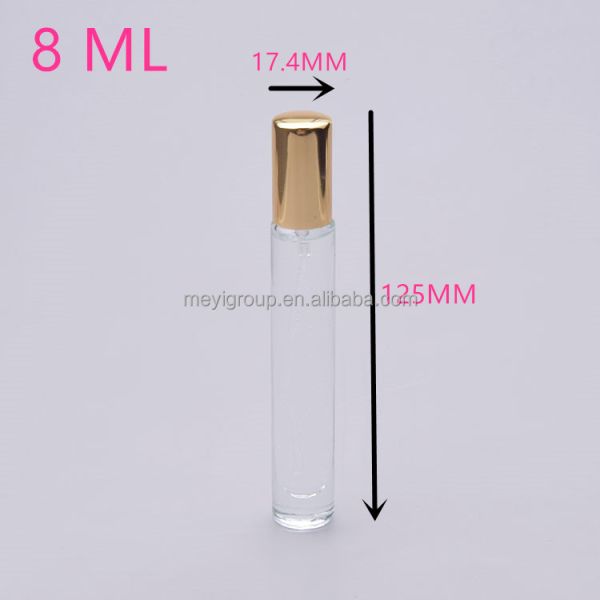8ml Glass Perfume Bottle with Magnetic Cap for Travel
