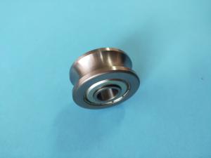 Low Friction V Groove Wheels Track Rollers , Guide Roller Wheels High Running Accuracy