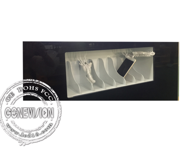 Dual Screen WiFi LCD Digital Signage 400cd/m2 With Cell Phone Charging Station