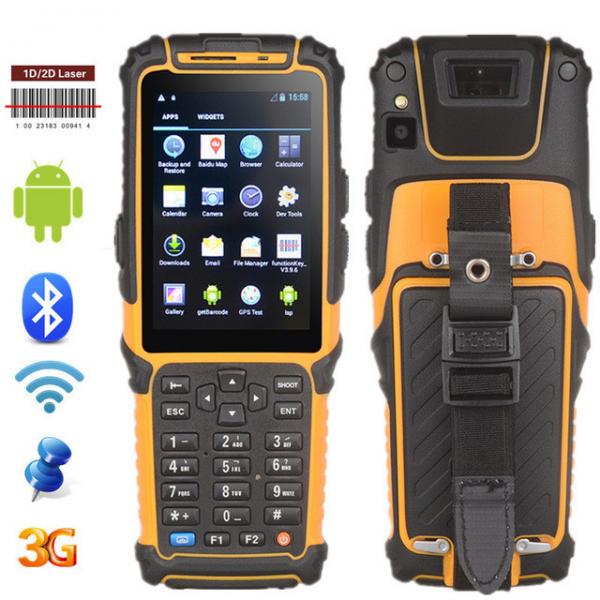 Quality Portable Rugged Mobile Computer PDA Barcode Scanner Android OS 7.0 32GB SD/TF for sale