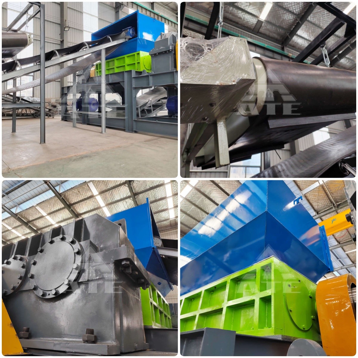 Metal Recycling Shredder Waste Car Shell Shredder Motorcycle Shredder Pre Shredder