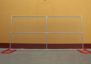 China Anti - Aging Property Steel Temporary Fencing , Portable Temporary Chain Link Fence wholesale