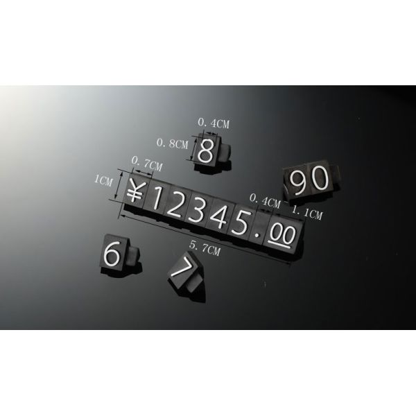 Paperboard Jewelry Watch Display Stand Euro Thai Baht Pricing Cubes for Retail Stores Custom Order