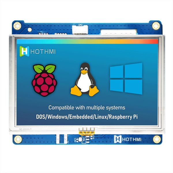 5.0 Inch 800x480 IPS Resistive TFT LCD Display