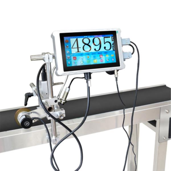Quality Seven Inch Capacitive Large Screen Online Inkjet Printer Production Date Packaging 600DPI HD Resolution for sale