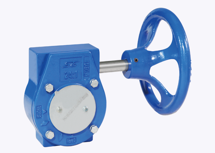 Power Plants IP67 Gear Operator For Butterfly Valve Torque Ranging From 170NM To 2500NM