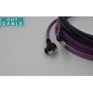 High Flex IGUS Cat 5 Ethernet Cable 6.5 Meters With Screw Lock For Chain System