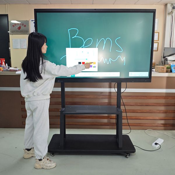 4k Smart Interactive Whiteboard 65 - 98 Inch 20 Point Smart Board Interactive Flat Panels